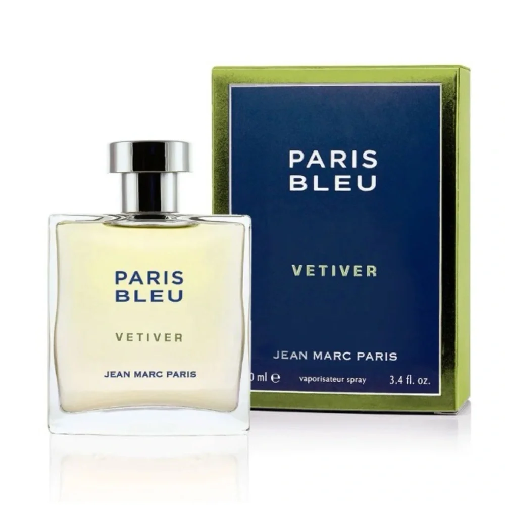 Paris Blue Vetiver By Jean Marc Paris 3.4 Fl Oz. NWT